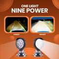 LGP 9 LED Cap Fog Lamp for Bike | Compact Waterproof Auxiliary Light | Universal Fit for All Motorcycles & Scooters - View 4
