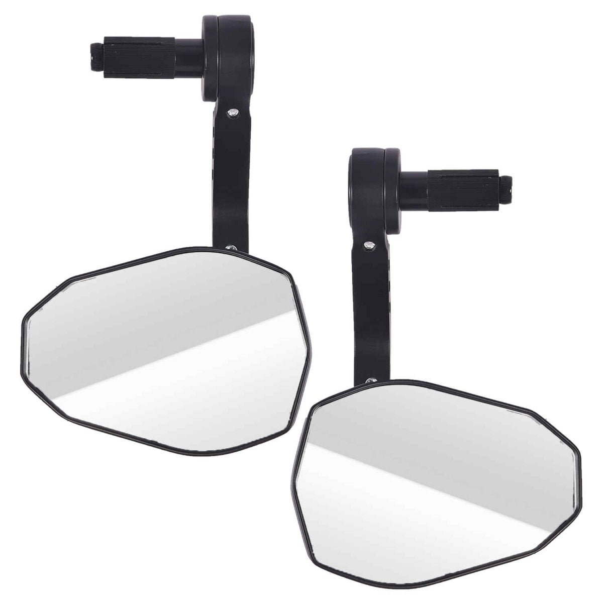 LGP Bar End Pentagon Mirror for Motorcycle Universal Fit (Set of 2) - View 6