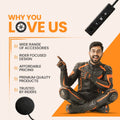 LGP BLUETOOTH BT-8 WIRELESS HELMET HEADSET FOR CALLING AND MUSIC WITH MIC - View 6