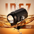 LGP Mini Driving LED Fog Lamp for Bike (Pair) | High Brightness Waterproof Auxiliary Light | Universal Fit for All
