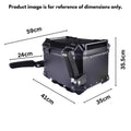 LGP TOP BOX 45L BLACK HAND SUPPORT WITH BACKREST - View 5