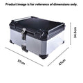 LGP TOP BOX 80L TYPE X WITH BACKREST - View 7