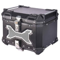 Motorcycle Top Box 45L Black Type X Luggage Box with Backrest - View 2