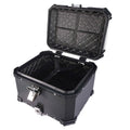 Motorcycle Top Box 45L Carbon Finish Luggage Box with Backrest - View 6