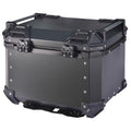 Motorcycle Top Box 45L Carbon Finish Luggage Box with Backrest - View 3
