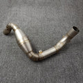 Barrel Rogue 2.0 Exhaust for TVS Apache RR 310 (BS4 & BS6) with Subheader Pipe | 304 Stainless Steel Slip-On Performance
