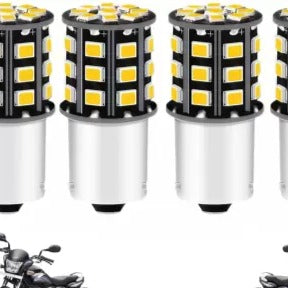 Led Indicator Bulbs Set Of 4 For Splendor All Models Indicator Light Motorbike Led 12 V, 12 W