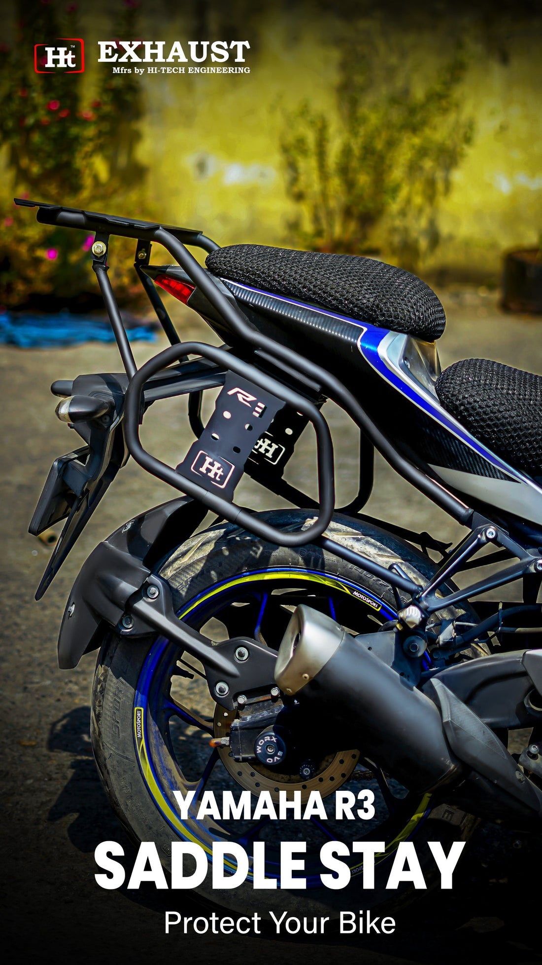 TOPRACK WITH SADDLE FOR YAMAHA R3 BS4 - SB 985