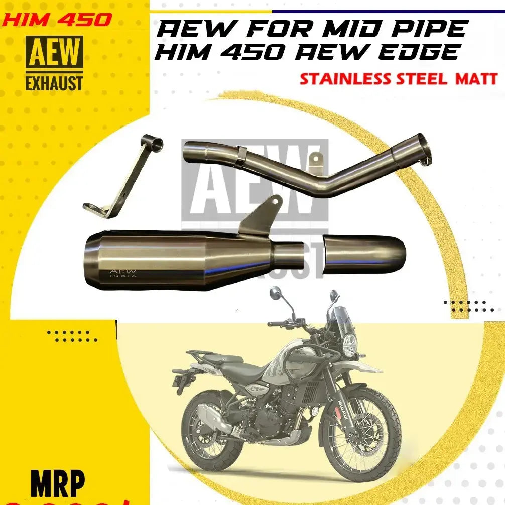 Aew exhaust kit for Himalayan 450